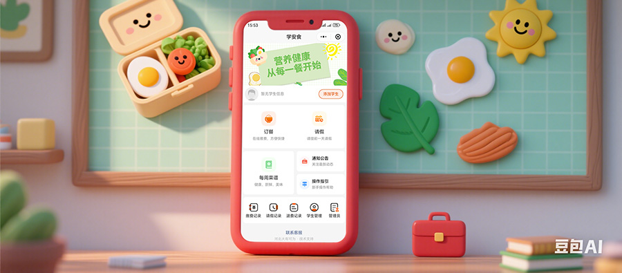 一(yī)鍵解決校(xiào)園用(yòng)餐難題！中小(xiǎo)學生(shēng)團餐小(xiǎo)程序讓家(jiā)長(cháng)省心、學校(xiào)省力